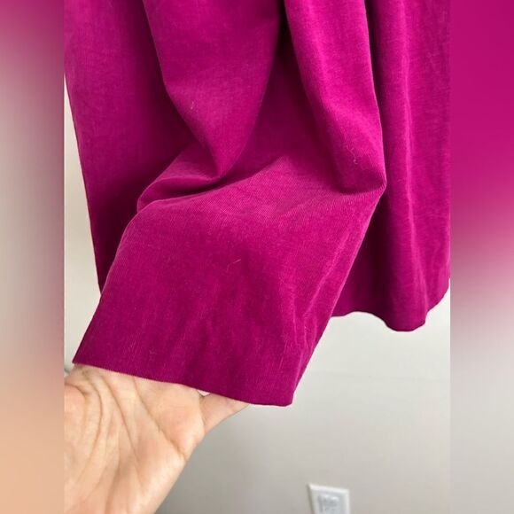 NWT Anthropologie HD In Paris Magenta Pink Suede Paca Halter Dress - Picture 15 of 16